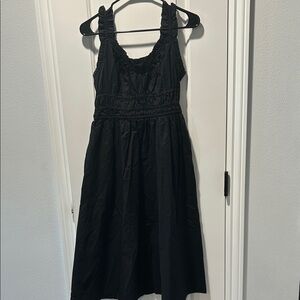 Old Navy Black Women's Smocked Midi Dress